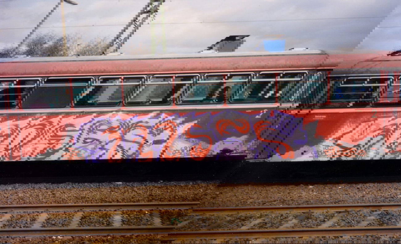 Graffiti Train - Photo by SEAN - danger (1992)