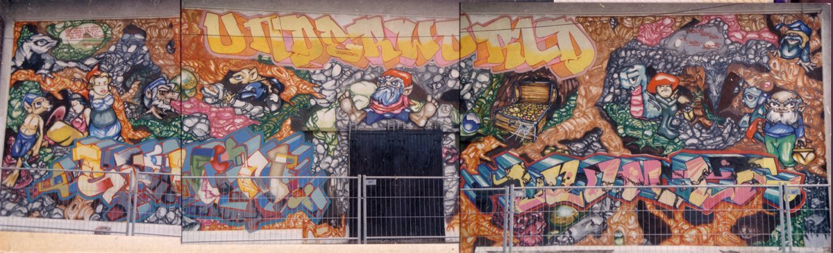 Graffiti Wall - Photo by SEAN - erwin, loomit, münchen (1989)