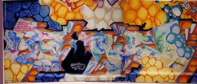 Graffiti Wall in München - Photo by SEAN - prime, zebster, 1988 (1988)