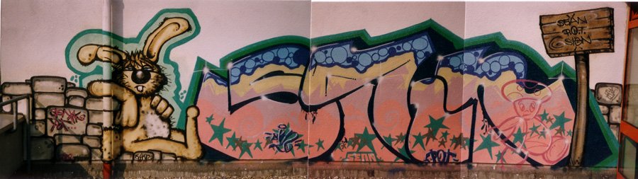 Graffiti Wall - Photo by SEAN - sihn, sean, sign (1992)