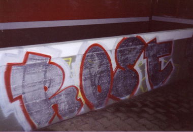 Graffiti Wall - Photo by SEAN - rose, wiesbaden (1988)