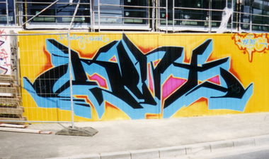 Graffiti Wall - Photo by SEAN - Kent, Bad, Homburg (2001)