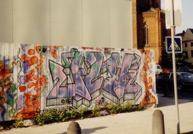 Graffiti Wall - Photo by SEAN - Fly, Wiesbaden (1987)