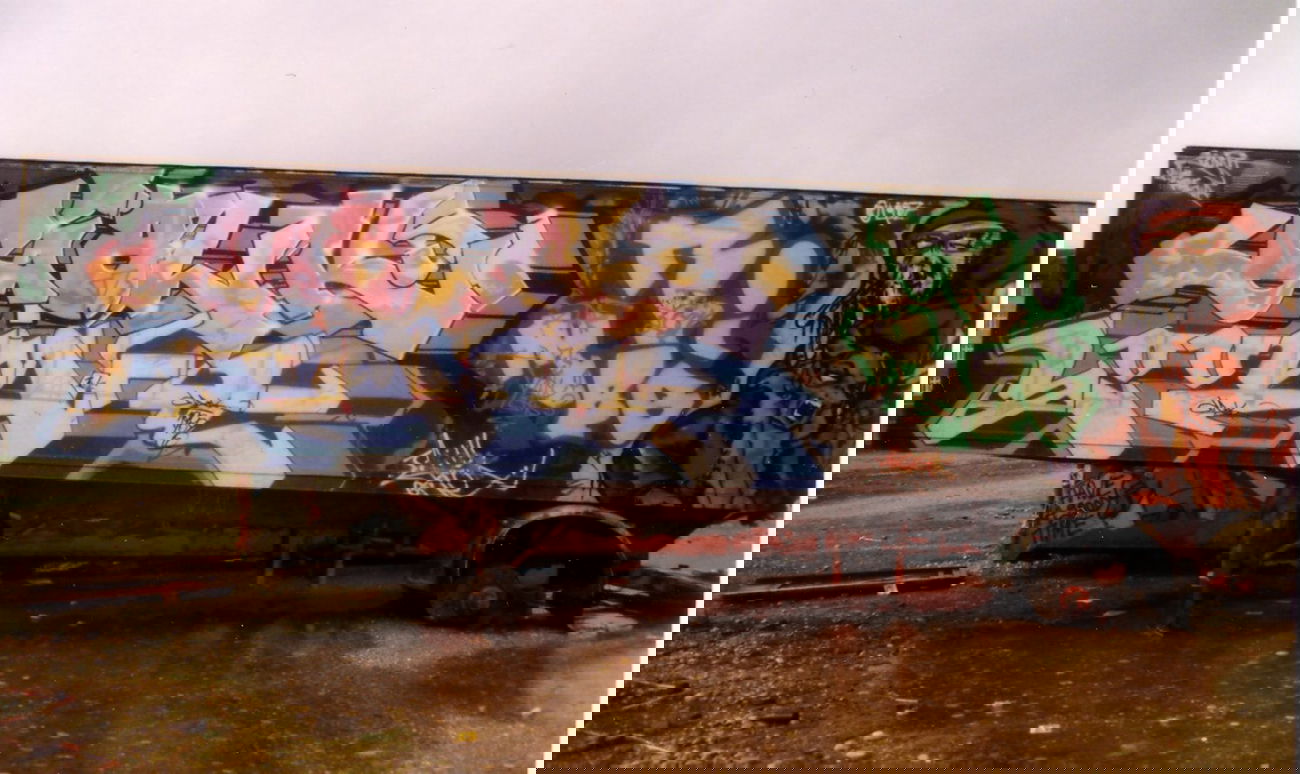 Graffiti Wall - Photo by SEAN - Gawki, Loomit, München (1987)