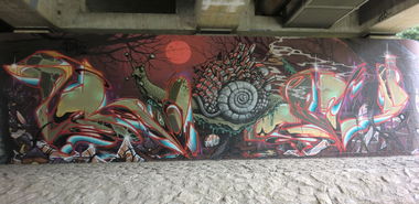 Graffiti Wall - Photo by SEAN - snail, münchen