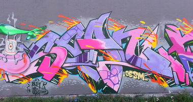 Graffiti Wall - Photo by SEAN - Sean, Vilbel, Frankfurt (2014)