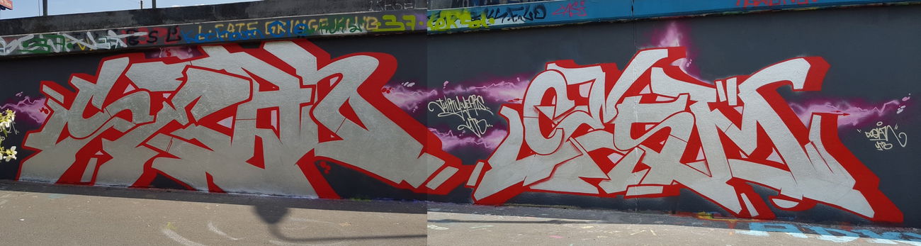 Graffiti Wall - Photo by SEAN - Sean, Cesm, UTB