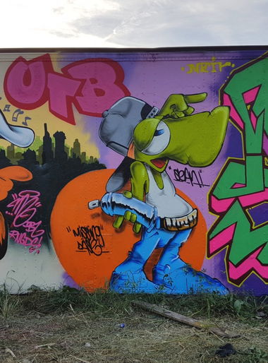 Graffiti Wall - Photo by SEAN - Bode, Captunes, sean (2016)