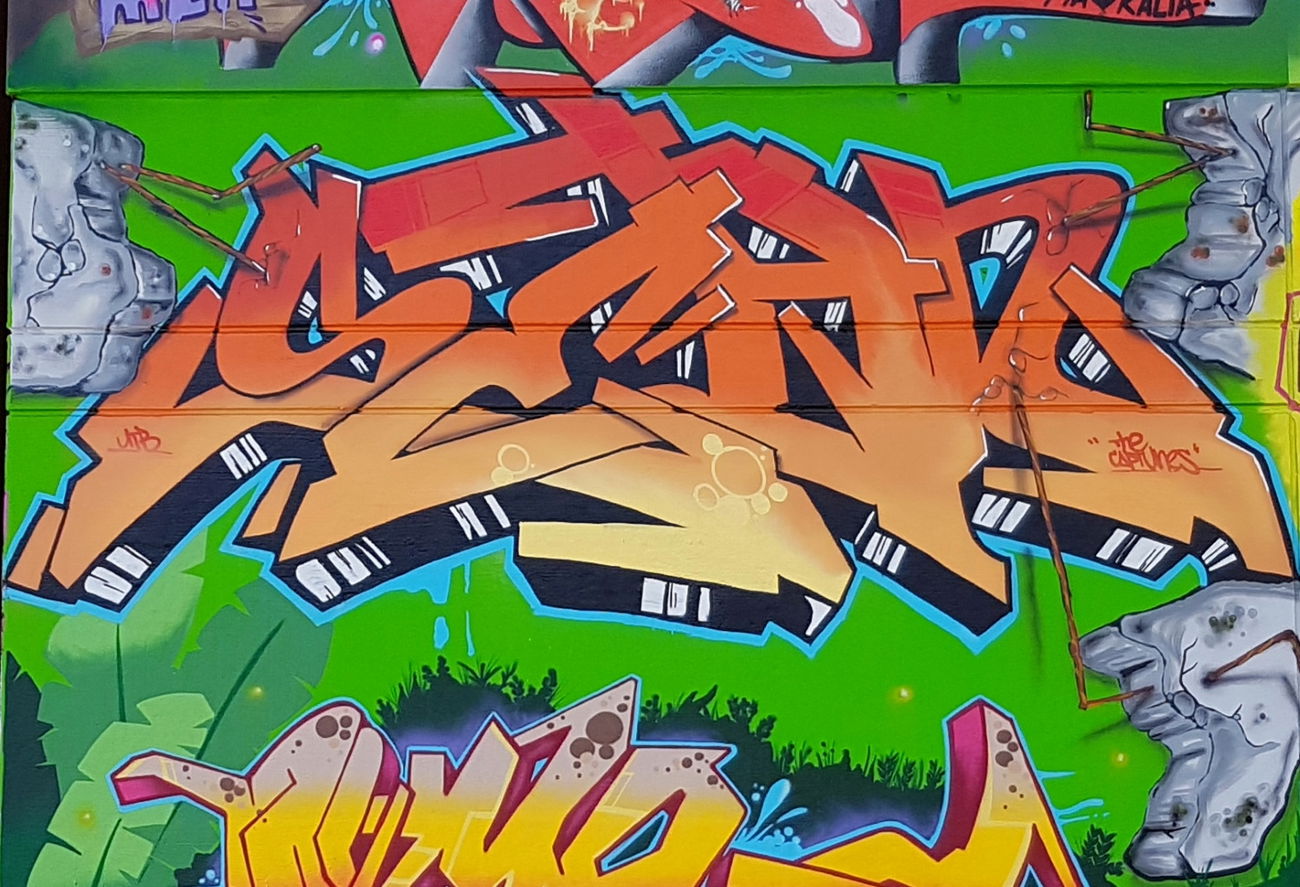 Graffiti Wall - Photo by SEAN - Captunes, UTB, Frankfurt (2018)