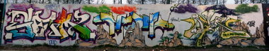 Graffiti Wall in Aschaffenburg - Photo by SEMR - Sem, Henry, Ugly (2012)