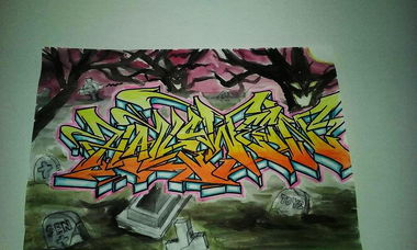 Graffiti Sketch - Photo by SEN