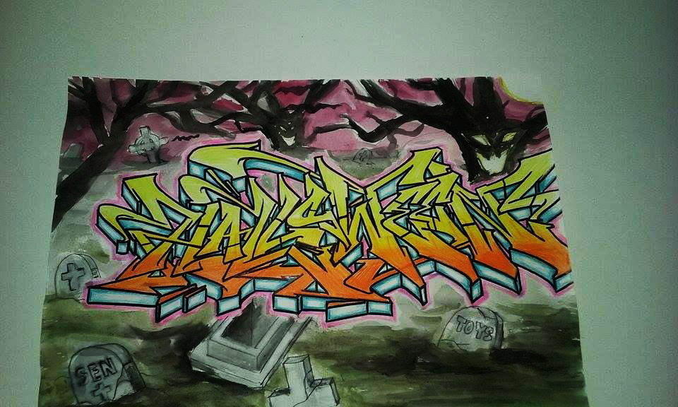 Graffiti Sketch - Photo by SEN