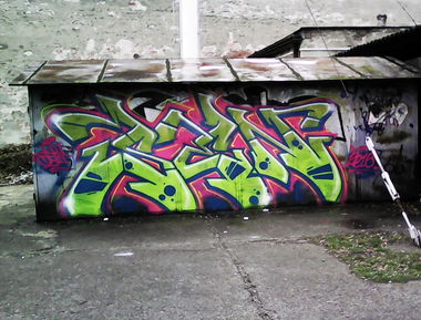 Graffiti Bombing - Photo by SEN