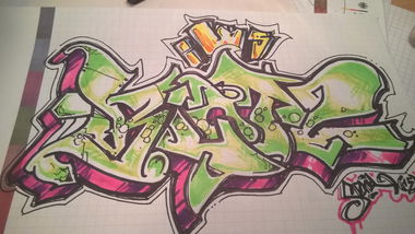 Graffiti Sketch - Photo by SENIL1IWS - klotz, iws, senil (2015)