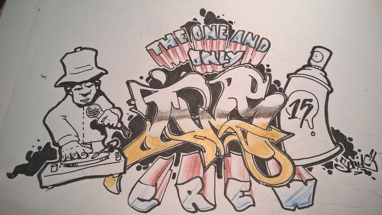 Graffiti Sketch - Photo by SENIL1IWS - senil, iws, berlin (2015)