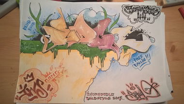 Graffiti Sketch - Photo by SENIL1IWS - senil, edge, iws (2015)