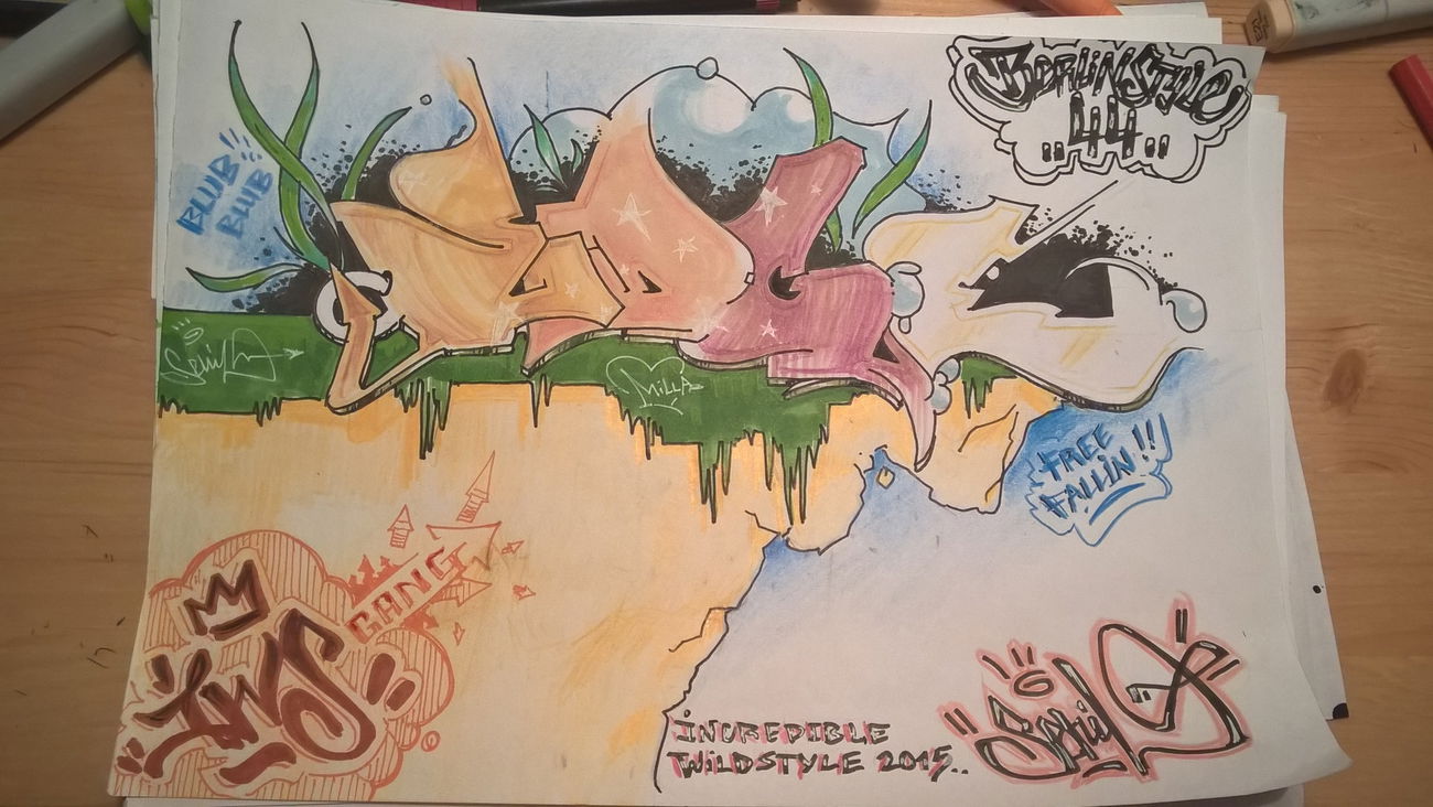 Graffiti Sketch - Photo by SENIL1IWS - senil, edge, iws (2015)