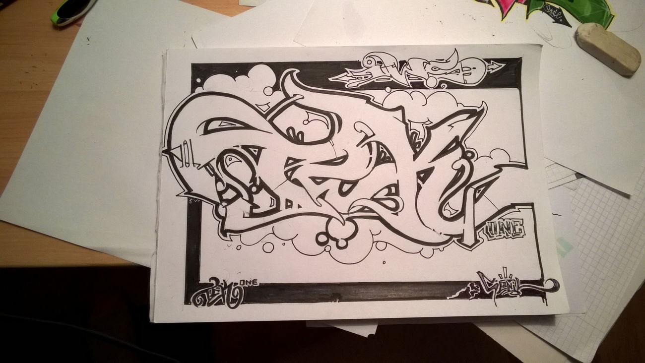 Graffiti Sketch - Photo by SENIL1IWS - iws, senil, tek (2015)