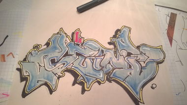 Graffiti Sketch - Photo by SENIL1IWS - iws, senil (2015)