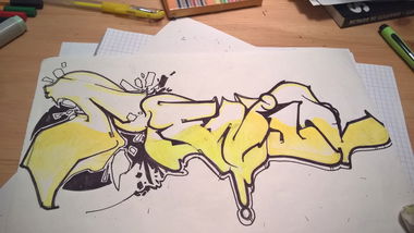 Graffiti Sketch - Photo by SENIL1IWS - senil, iws, style (2015)
