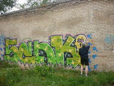 Graffiti Wall - Photo by SENK88