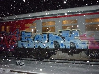 Graffiti Train - Photo by SENK88