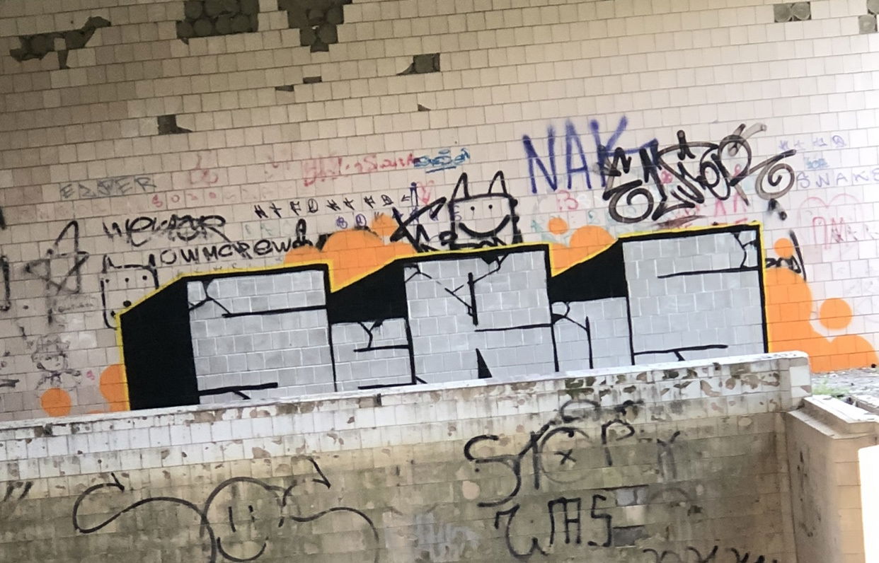 Graffiti Wall in Чернівці - Photo by SEROS - blockbuster (2025)