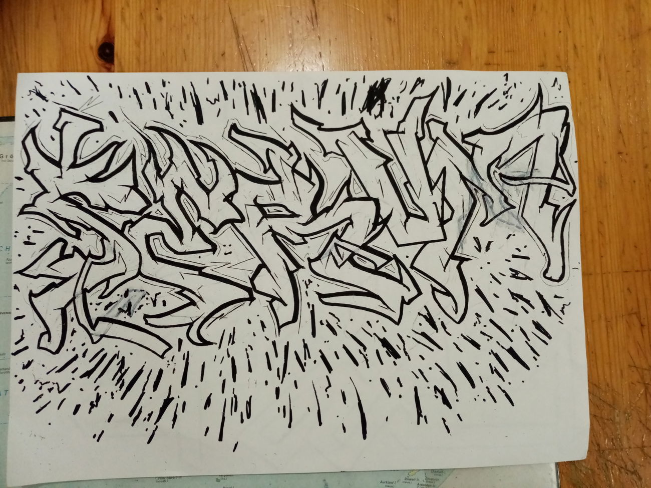 Graffiti Sketch - Photo by SERUM0001 - serum, sirup, ewig (2022)