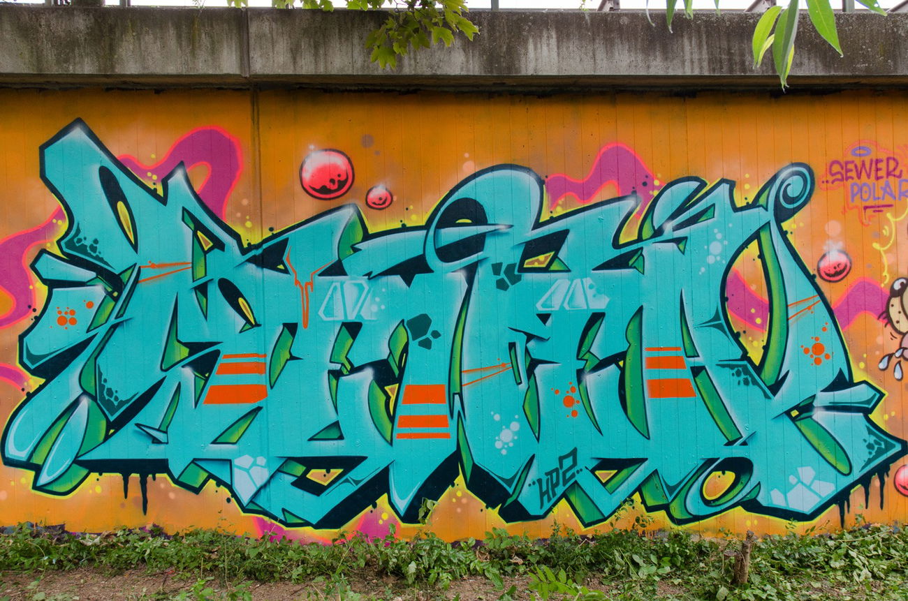 Graffiti Wall in Würzburg - Photo by SEWER (2017)