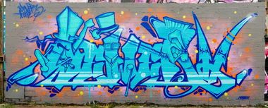 Graffiti Wall in Würzburg - Photo by SEWER (2017)