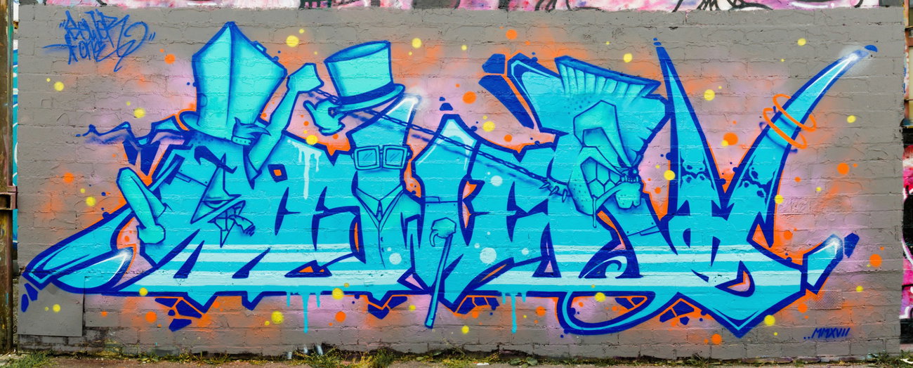 Graffiti Wall in Würzburg - Photo by SEWER (2017)