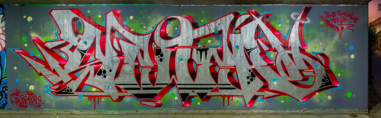 Graffiti Wall in Würzburg - Photo by SEWER - sewer (2018)