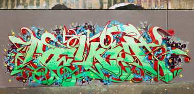 Graffiti Wall in Würzburg - Photo by SEWER (2016)