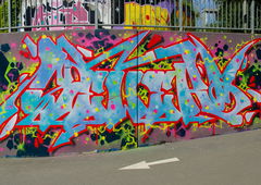 Graffiti Wall in Würzburg - Photo by SEWER (2019)