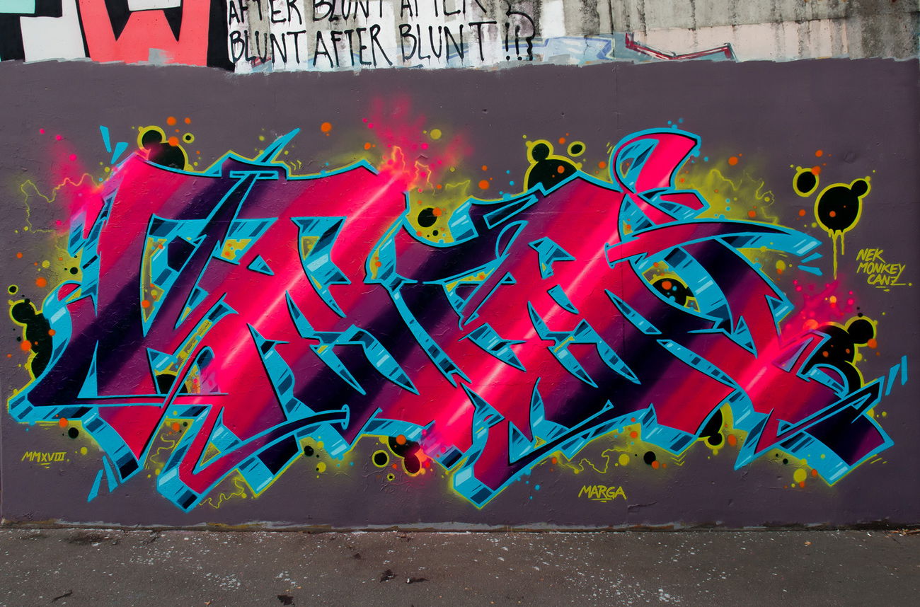 Graffiti Wall in Würzburg - Photo by SEWER (2018)