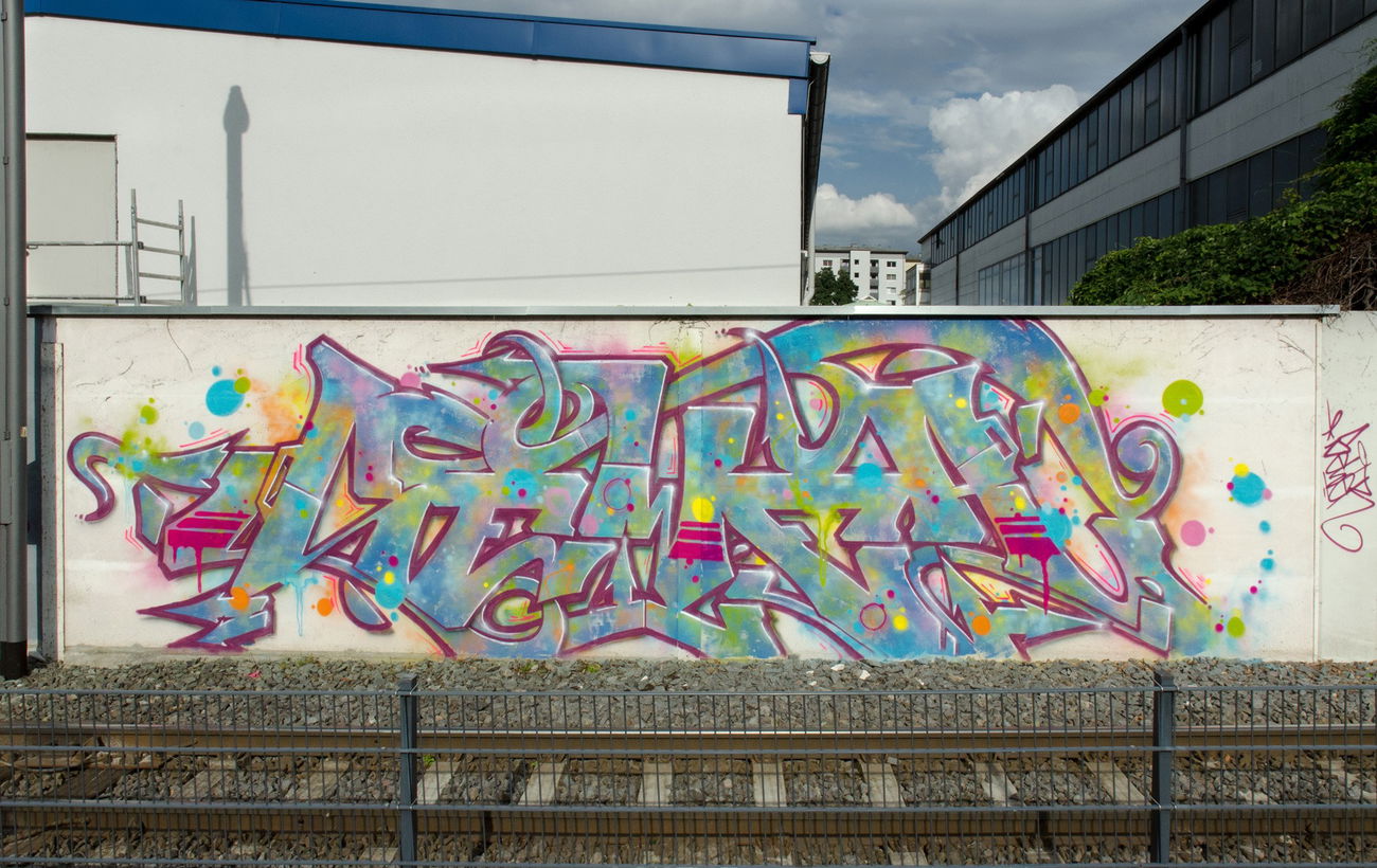 Graffiti Wall in Würzburg - Photo by SEWER (2016)