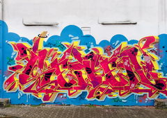 Graffiti Wall in Würzburg - Photo by SEWER (2019)