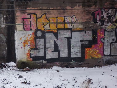 Graffiti Bombing in Bonn - Photo by SEaone - INF, Deor