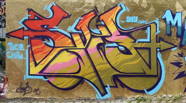 Graffiti Wall in Dresden - Photo by SHAB - Shy, Guys, Shab (2013)