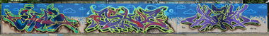 Graffiti Wall in Potsdam - Photo by SHAB - Shab, Esko, Eskoe (2013)