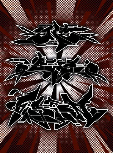 Graffiti Sketch in Potsdam - Photo by SHAB - Shab, MAD, GTO (2013)