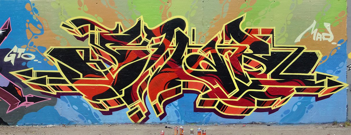 Graffiti Wall in Berlin - Photo by SHAB - Shab (2014)
