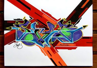 Graffiti Sketch in Potsdam - Photo by SHAB - Shab, MAD, GTO (2014)