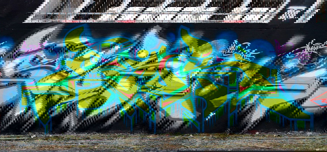 Graffiti Wall in Potsdam - Photo by SHAB - Siok, Shab, MAD (2015)