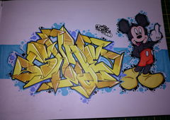 Graffiti Sketch - Photo by SHAE (2019)