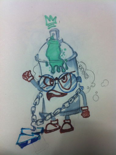 Graffiti Sketch - Photo by SHANE - SHaNE, @13LAB, sketch (2016)