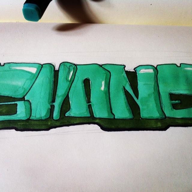 Graffiti Wall - Photo by SHANE