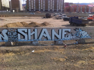 Graffiti Wall - Photo by SHANE - shane@linie, one@lab13