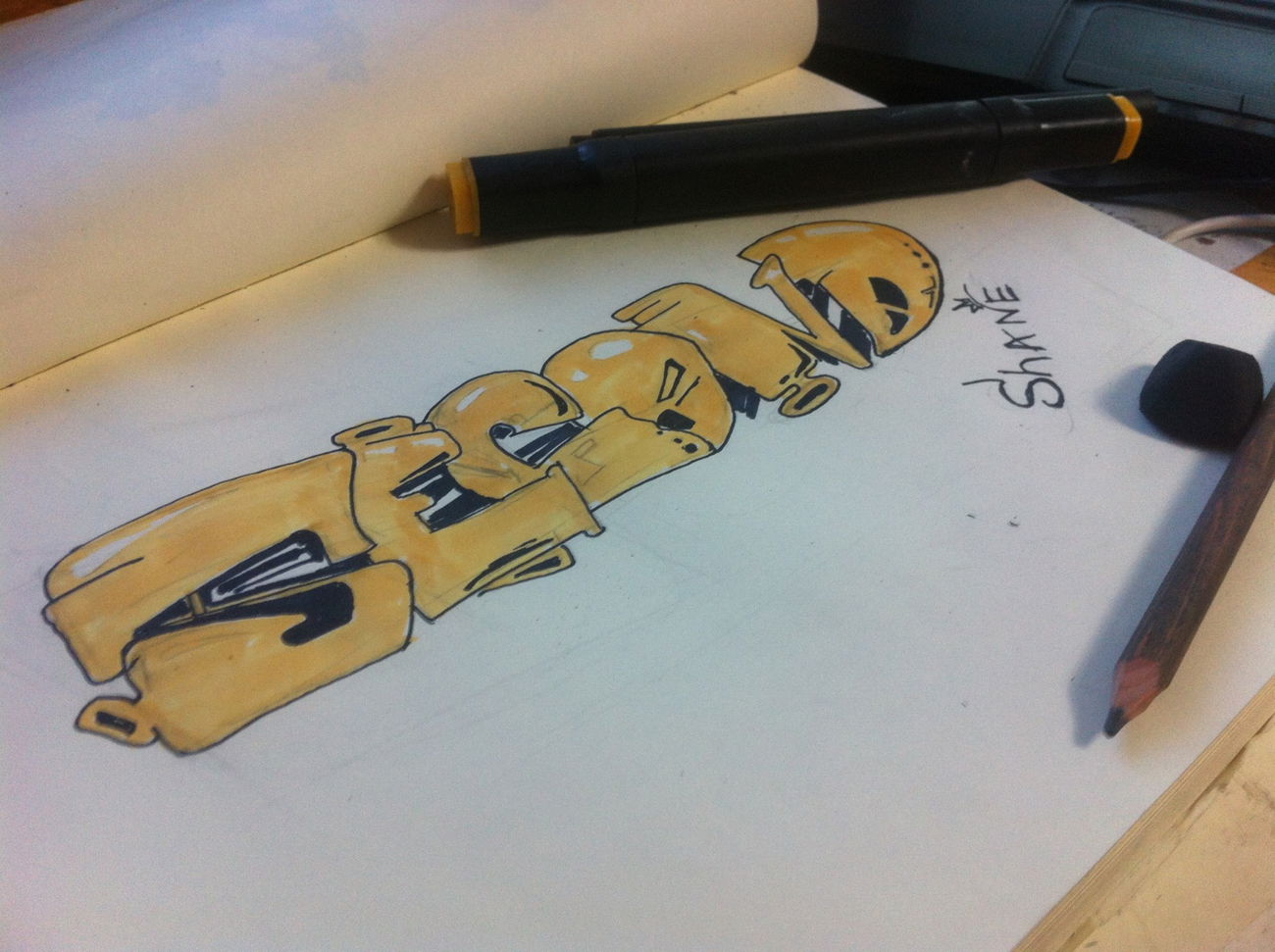 Graffiti Wall - Photo by SHANE