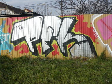 Graffiti Bombing in Bratislava - Photo by SHARM - PFK (2013)